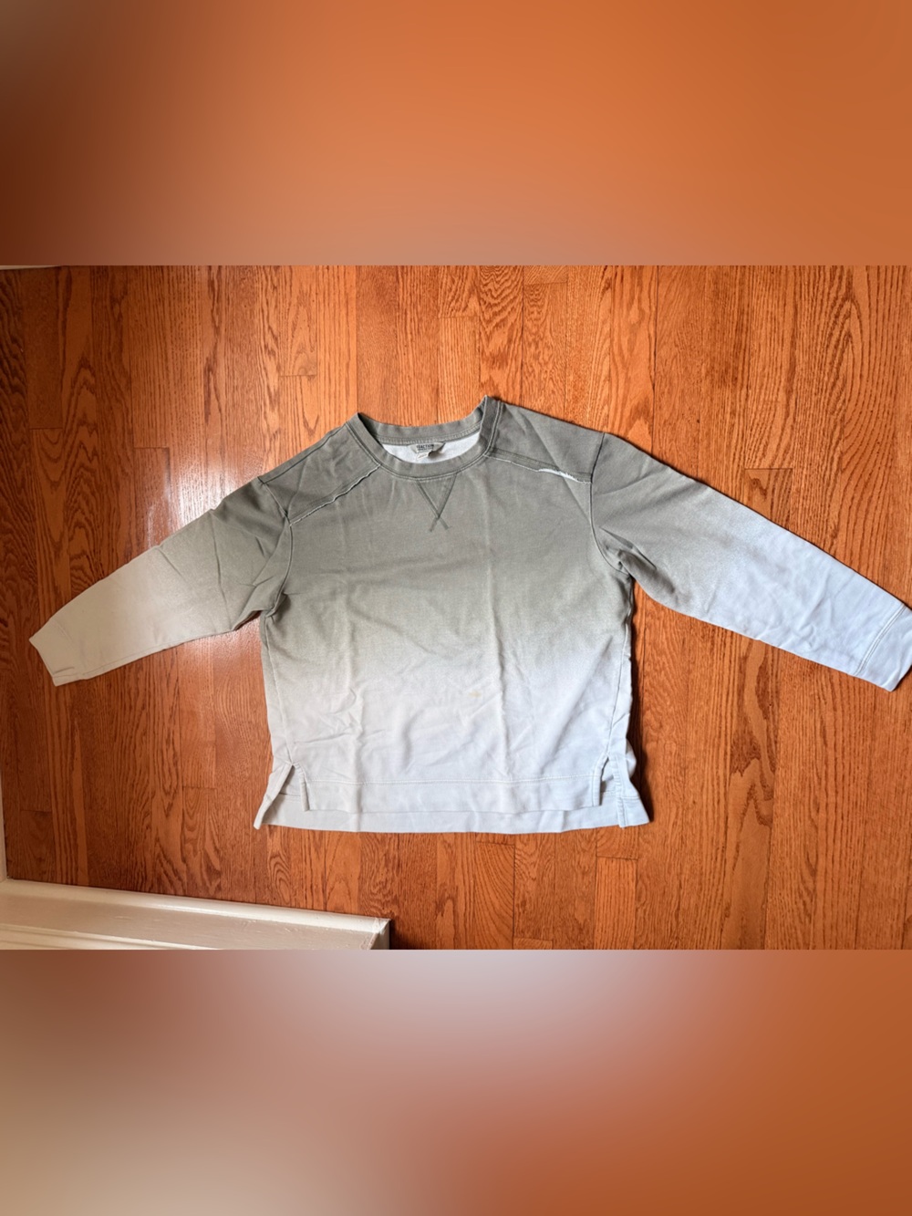 Kenneth Cole Reaction Light Sage Ombre Crewneck Sweatshirt